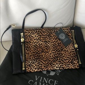 Vince Camuto BN clutch with optional strap